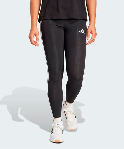 Calça Legging Feminina Adidas Algodão Essentials 3-Stripes