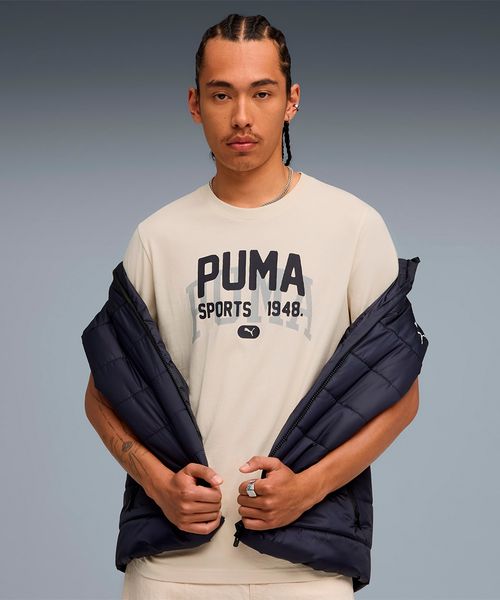 Camiseta Masculina Puma Graphic Varsity