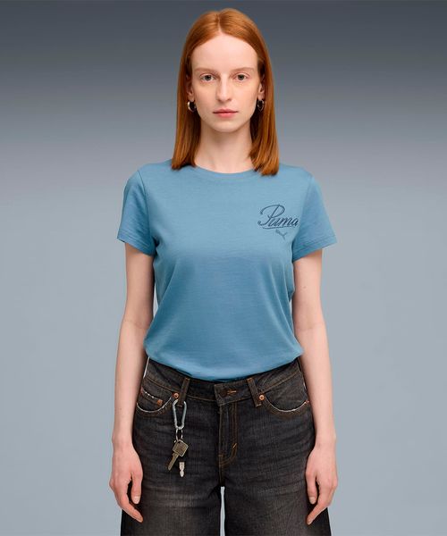 Camiseta Feminina Puma Essentials SCRIPT