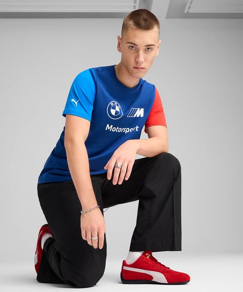 Camiseta Masculina Puma BMW Motorsport Essential Logo