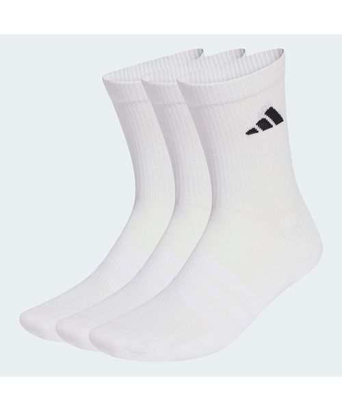 Meias Adidas Esportivas Acolchoadas 3 Pares