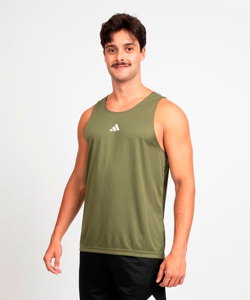 Camiseta Masculina Adidas de Alças Básica de Trem