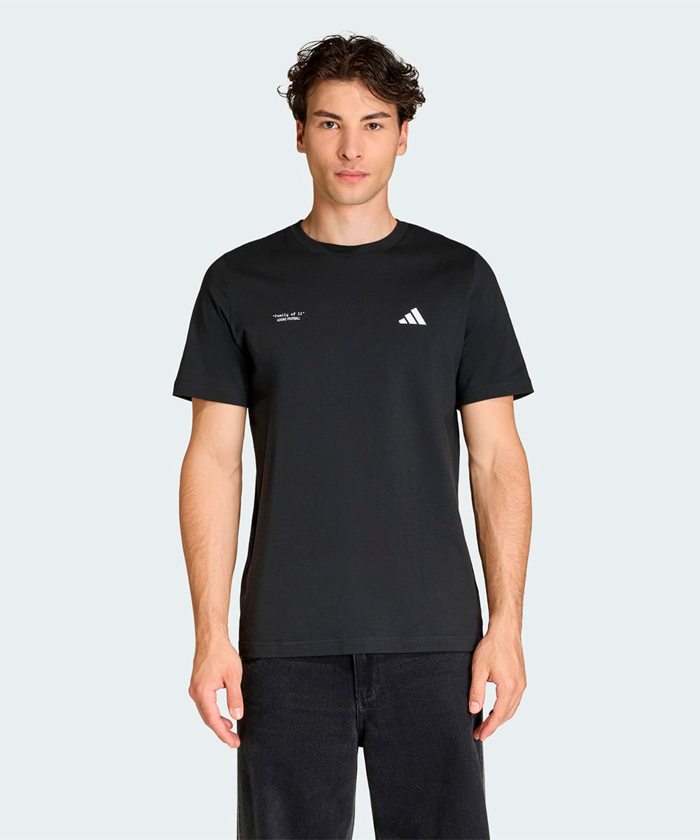 Camiseta Masculina Adidas Football Slogan Graphic - Drastosa | Só