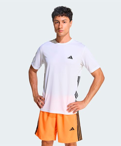 Camiseta Masculina Adidas Workout Essentials Base Três Listras