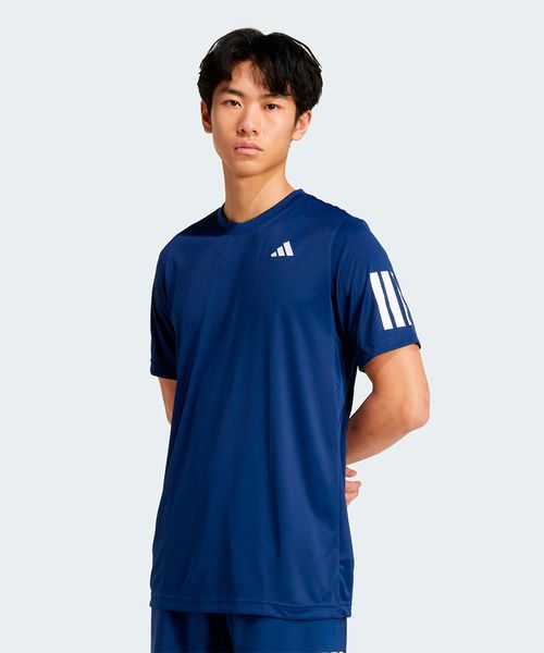 Camiseta Masculina Adidas Climacool 3 Listras Club Tennis