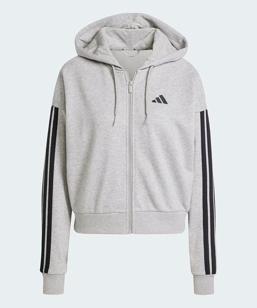 Jaqueta Feminina Adidas de Moletinho Essentials Três Listras
